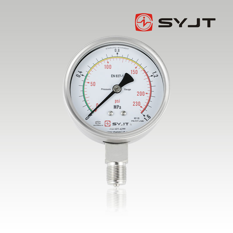 Shangyi Group Y-B series stainless steel pressure gauge