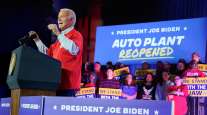 Biden speaks to UAW workers