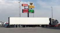 Truck at a Love's Travel Stop