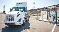 WattEV charging depot at Port of Long Beach