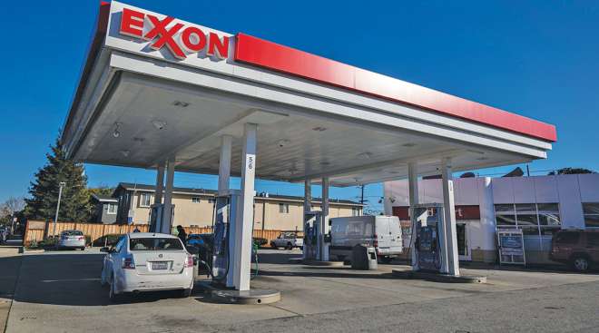 Exxon station