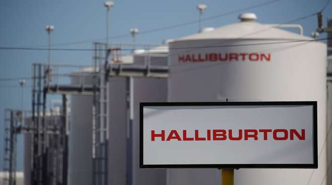 Halliburton storage tanks