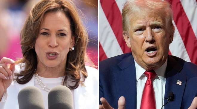 Kamala Harris, Donald Trump