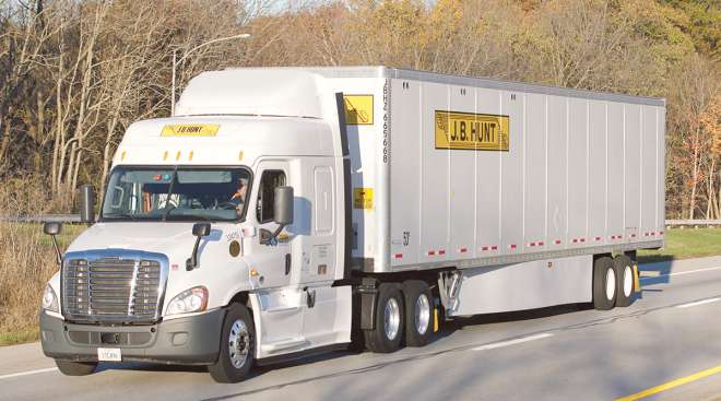 J.B. Hunt truck