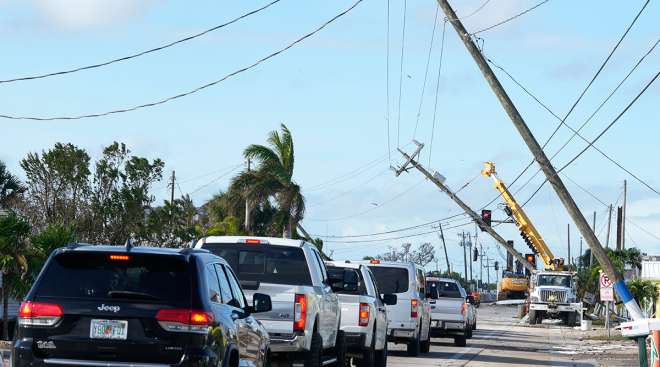 Milton power lines