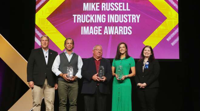 Mike Russell Trucking Industry Image Awards 2024