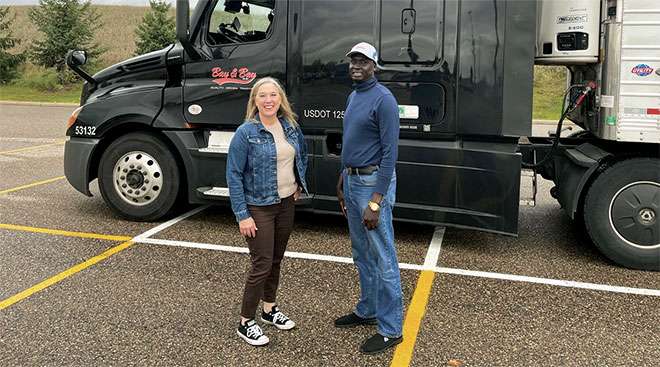 An Immigrant’s Journey to Freedom Leads to Trucking