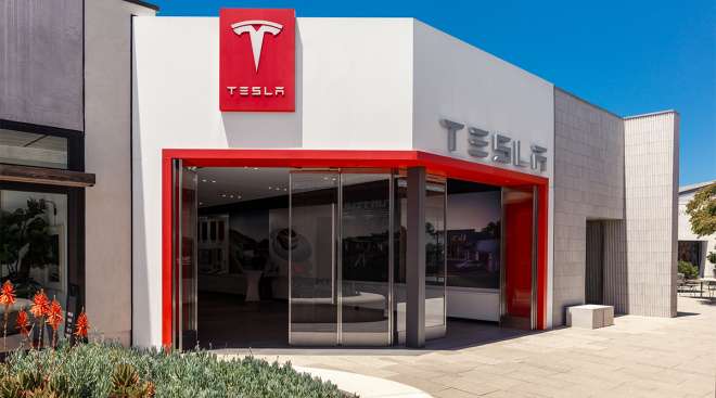 Tesla showroom