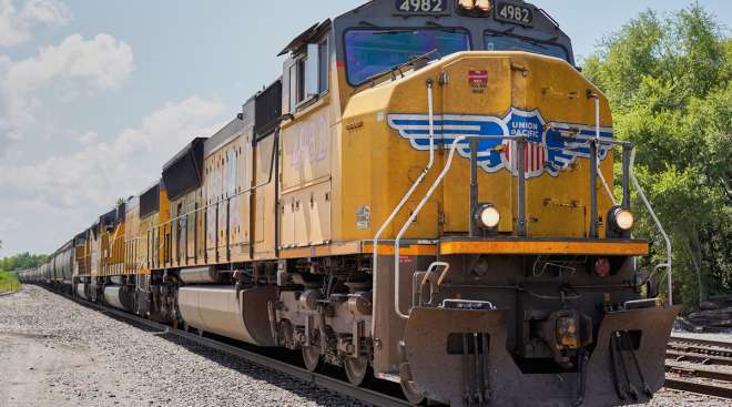 Union Pacific train